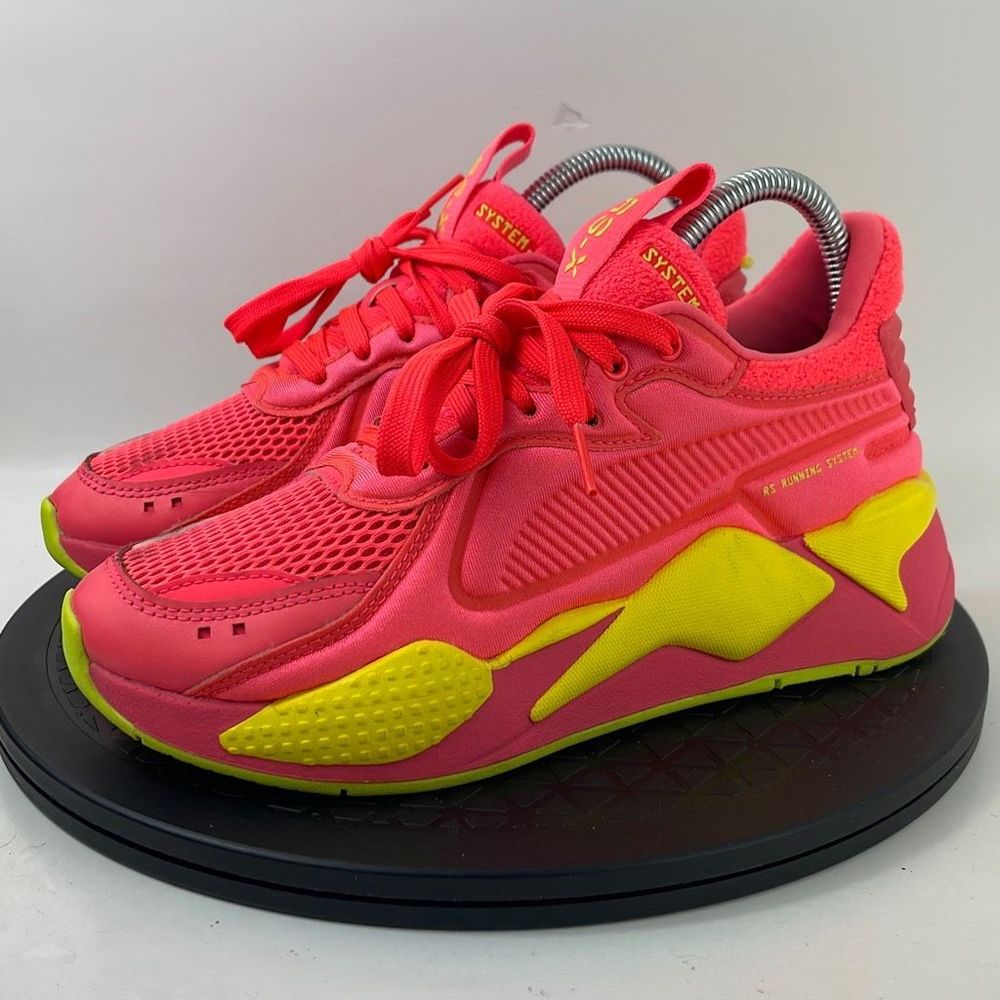 Puma RS-X Soft Case Neon Pink Athletic Running Shoes 371983-01 Women’s Size 6.5